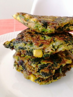 Una foto de Croquetas de verduras (espinaca, zanahoria y choclo)