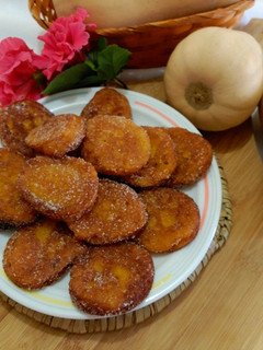 Una foto de Tortitas de calabaza fritas ( Murcianas )