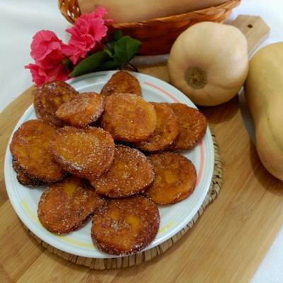 Tortitas de calabaza fritas ( Murcianas ) Receta de Adoración Solana  Albaladejo- Cookpad