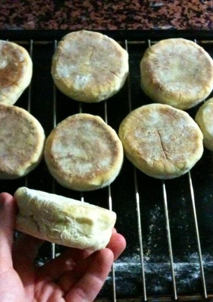 Una foto de Muffins ingleses a la plancha