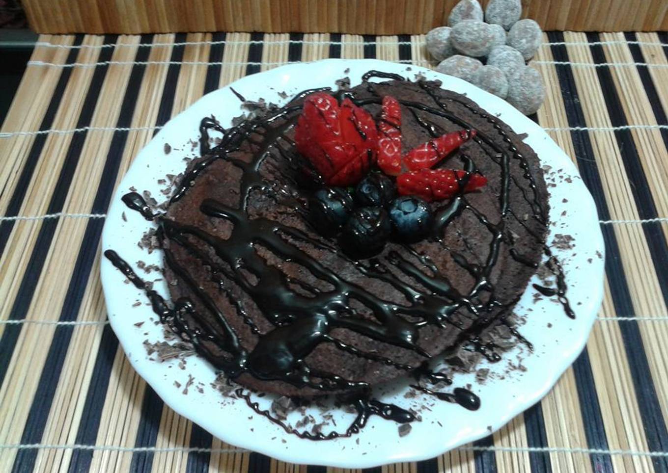 Tortitas de chocolate light