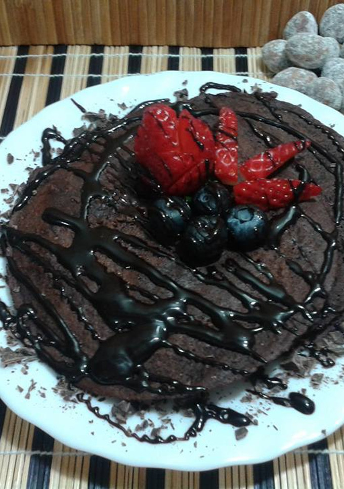 Una foto de Tortitas de chocolate light