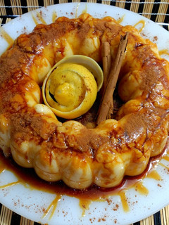 Una foto de Flan de arroz con leche