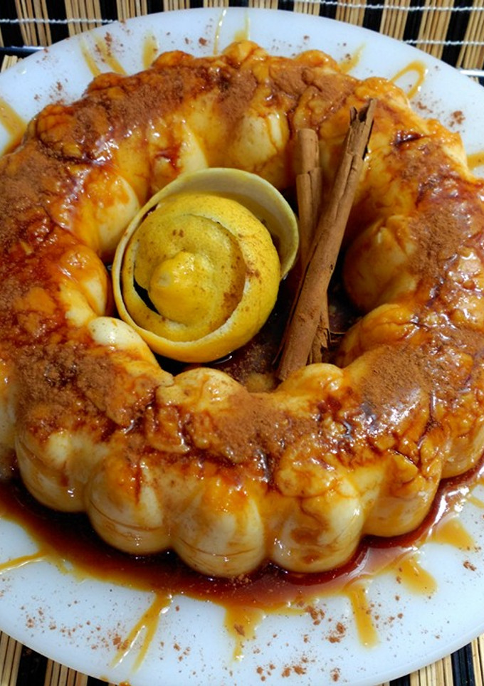 Una foto de Flan de arroz con leche