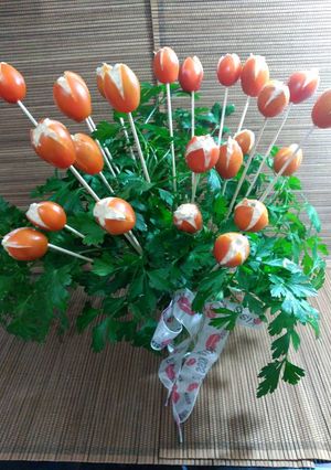 Foto principal de Ramo de tulipanes (tomates rellenos)