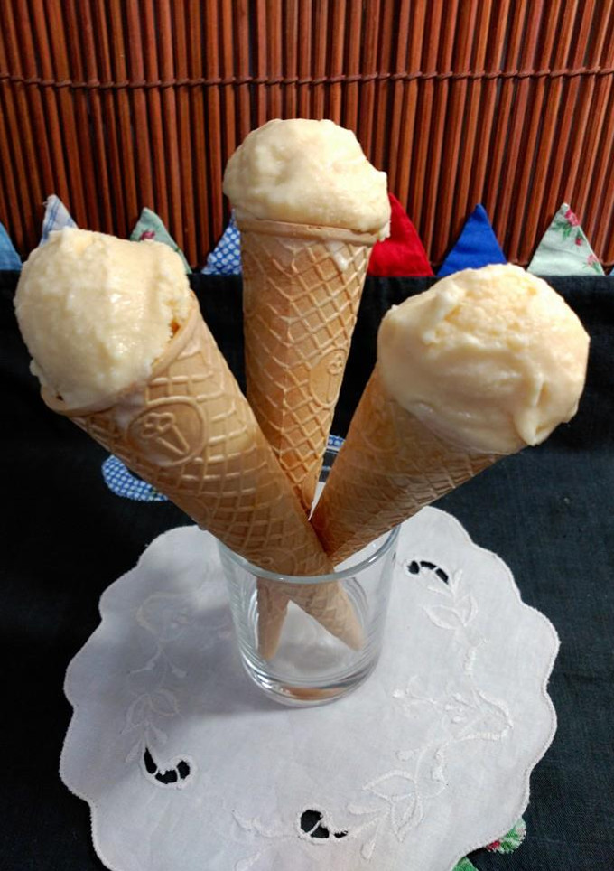 Una foto de Cucuruchos con helado de cerveza artesana.