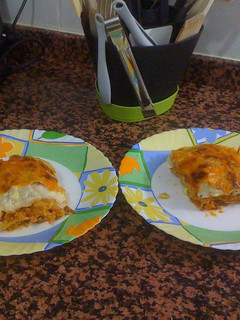 Una foto de Lasaña de verduras con pasta fresca