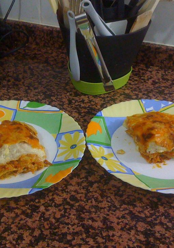 Una foto de Lasaña de verduras con pasta fresca