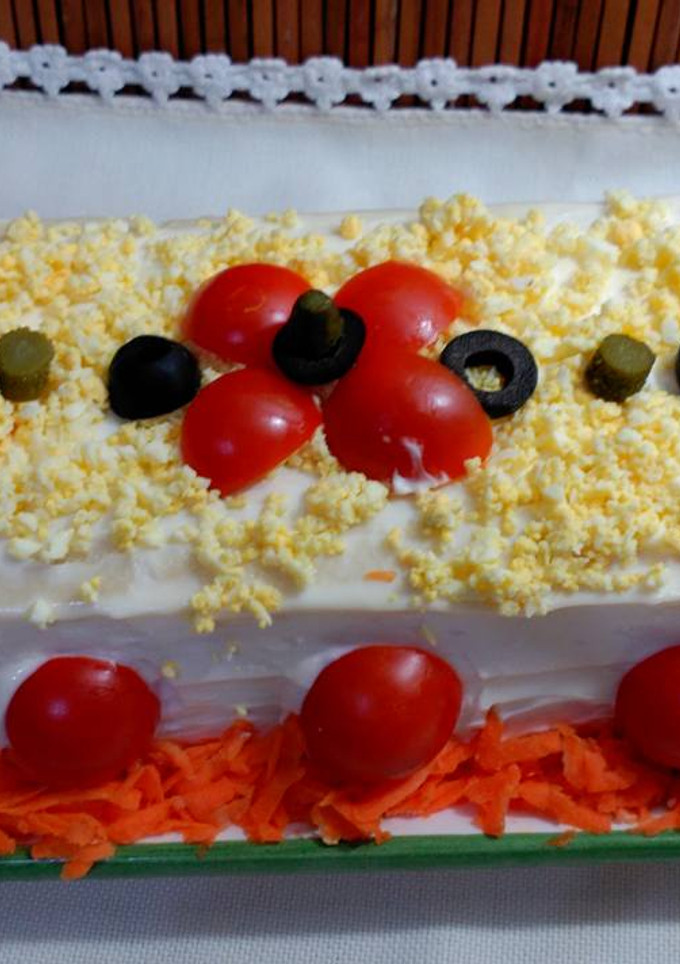 Una foto de Pastel fácil de pan de molde