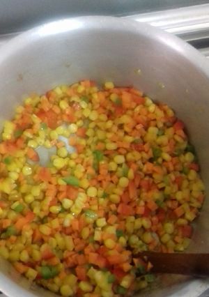 A picture of Tasty Vegetable rice.
