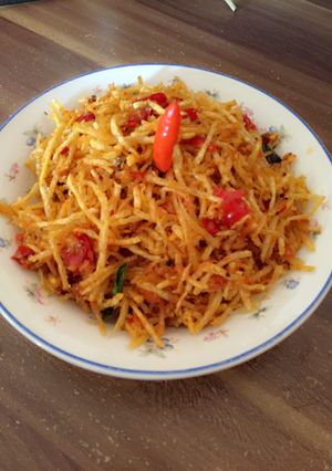 Foto resep Kering kentang pedas manis