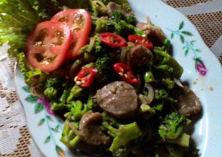 Bumbu memasak brokoli saus tiram Lezat