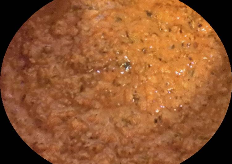 Creamy Bolognese sauce (homemade... no worried)