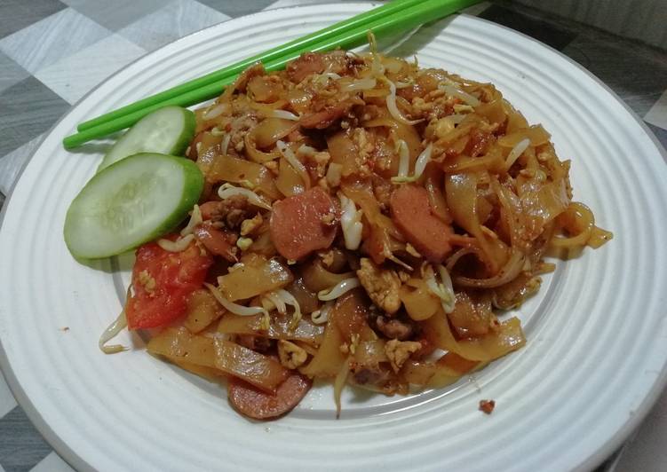 Bagaimana Menyiapkan Kwetiau goreng sapi Anti Gagal