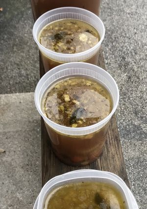 A picture of Turkey Vegetable Soup.