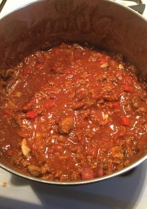 A picture of Phil's Easy Chili.
