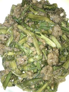 Foto resep Oseng genjer oncom pedas