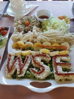 Hình của món Lẩu kim chi Hàn quốc.