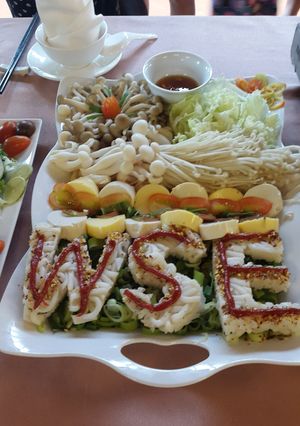 Hình của món Lẩu kim chi Hàn quốc.