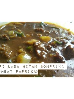 Foto resep SAPI LADA HITAM BOMBPRIKA (BOMBAY PAPRIKA) 😂