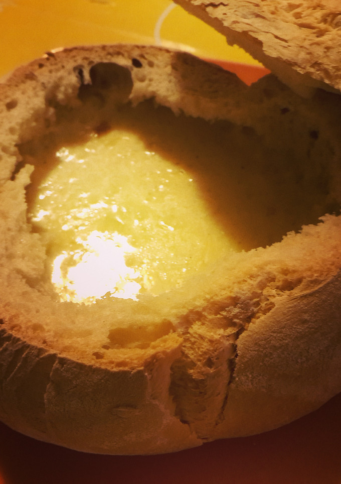 Una foto de Fondue de queso
