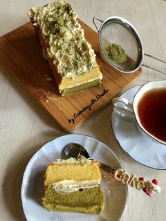 Foto resep Lapis Bolu German Green Tea