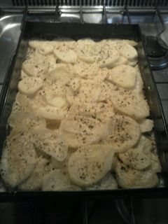 Una foto de Papas a la crema