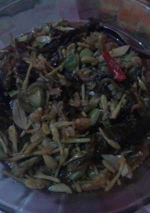 Foto resep tumis kembang kates pete ebi (gak pait)