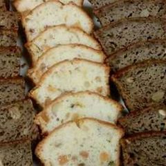 A picture of Brown banana bread.
