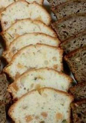 A picture of Brown banana bread.