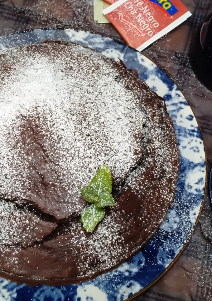Una foto de Bizcocho de remolacha y chocolate