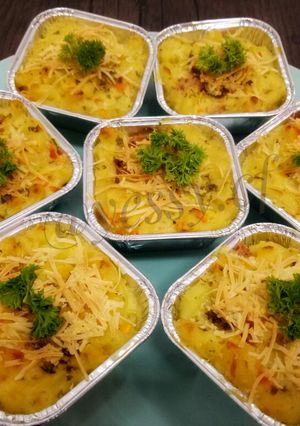 Foto resep Mac Tuna Melted Cheese Schotel - Makaroni Skotel isi Keju Tuna