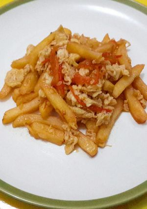 Foto resep Kentang goreng saus tomat