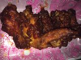 BBQ Honey Sriracha Baked Chicken Wings