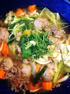 Foto resep meatball/bakso (肉団子)