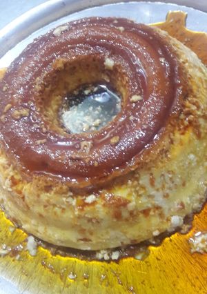 Una foto de Flan casero