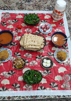 عکسی از دستور آبگوشت