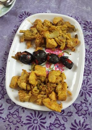 عکسی از دستور جوجه کباب تابه ای