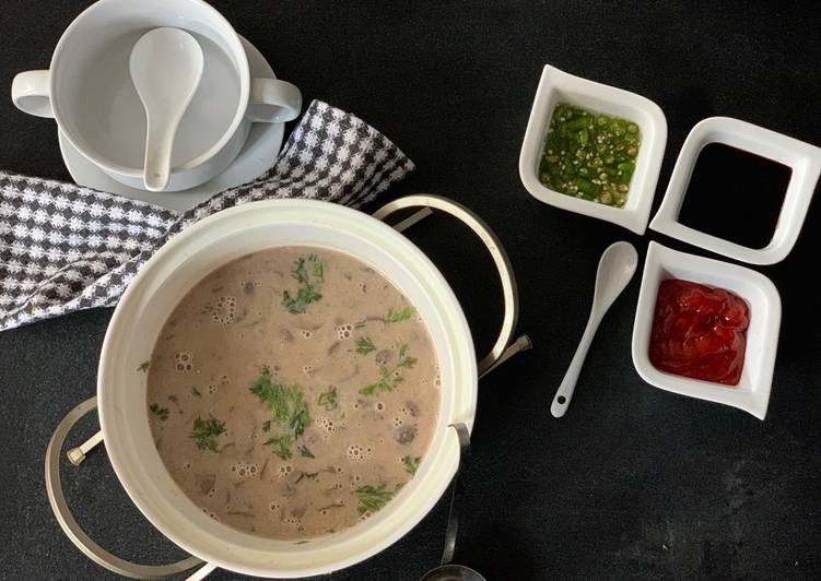 Simple Way to  Mushroom Coconut Cream Soup