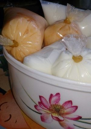 Hình của món yaourt đu đủ cuối hè 🐹🐹🐹.
