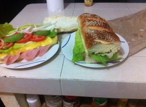 Una foto de Baguette de 3 quesos 