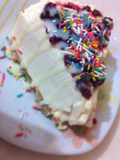 Una foto de Flan de Philadelphia