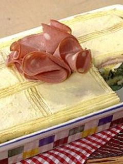 Una foto de Pastel de Papas, Espinaca y Mortadela