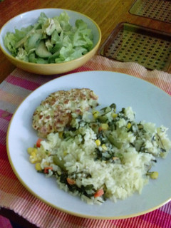 Una foto de Arroz con verduras