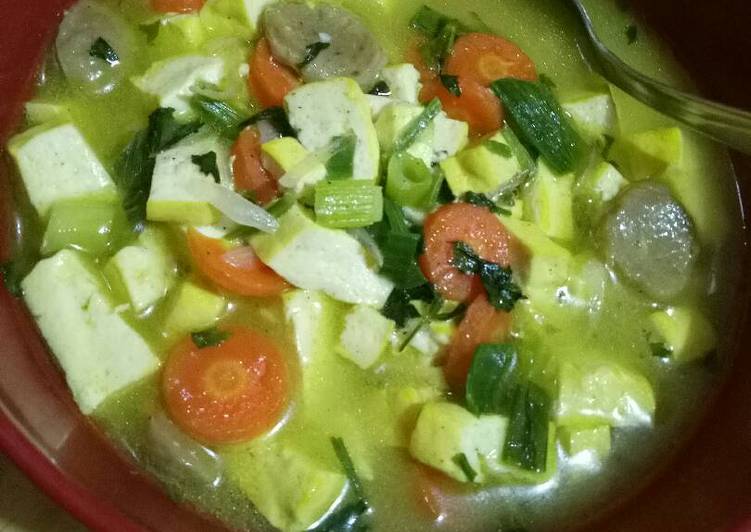 Resep Sayur Tahu dan wortel sederhana oleh ayu - Cookpad