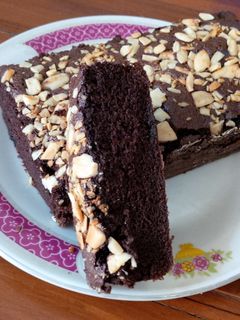 Foto resep brownies panggang enak dan praktis. 