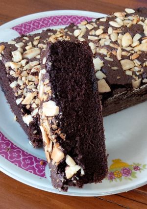 Foto resep brownies panggang enak dan praktis. 