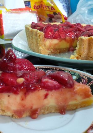 Foto resep Pie susu menyerupai new york cheese cake. :D