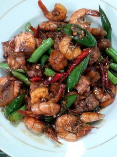 Foto resep Tumis udang, tempe, buncis.. enak gak perlu ribet. :)