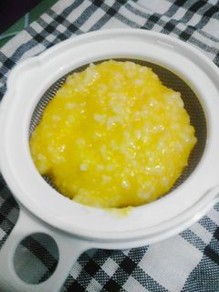 Foto resep Bubur jagung with pasta tomat (mpasi 6bln)